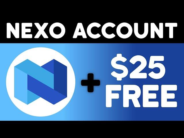 ️ How to CREATE ACCOUNT in NEXO in 2024 (Earn $25) | Register in NEXO.IO step by step  Verify