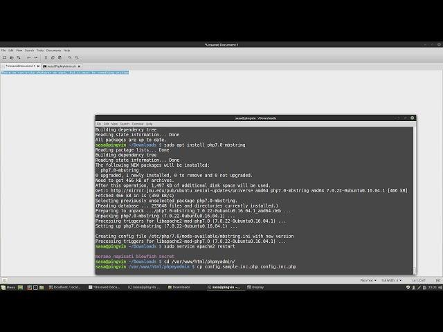 Manual PhpMyAdmin Installation on Linux Mint, Ubuntu