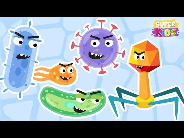 SUPER KIDS - The Bad Virus - Kids Songs And Nursery Rhymes