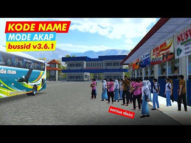 MODE AKAP DI BUSSID V3.6.1‼️ KEREN GUYS ..‼️SEMUA PENUMPANG NGUMPUL JADI SATU ‼️WORK mSEMUA MAP