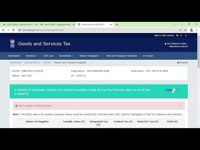 GSTR 9 for F.Y. 2020-21|How to file GST Annual Return | How to file GSTR-9|GSTR-9|GST Annual Return