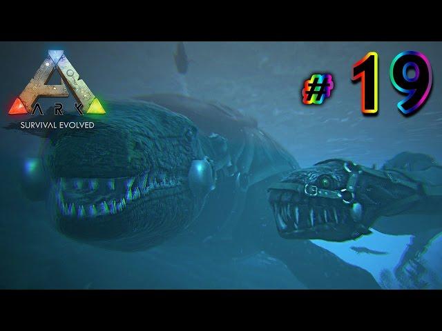 ARK Survival Evolved - (19) Приручила Мозазавра, Базилозавра и Плезиозавра