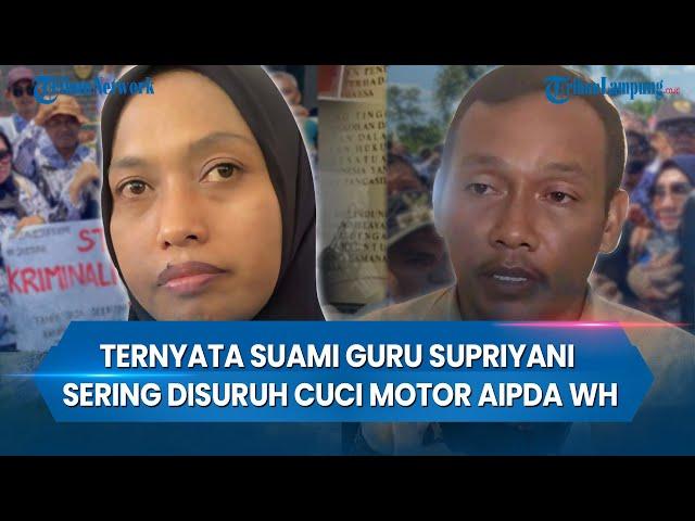 Terungkap, Suami Guru Supriyani Ternyata Sering Disuruh Cuci Motor Aipda WH