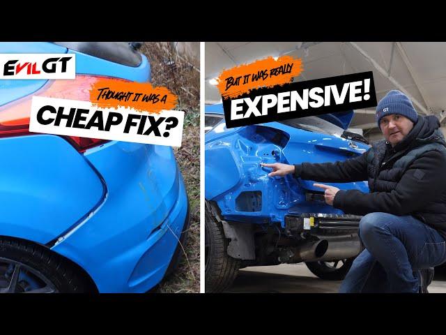 *SHOCKED!* FIXING A CRASH DAMAGED FOCUS RS WITH EBAY SALVAGE PARTS