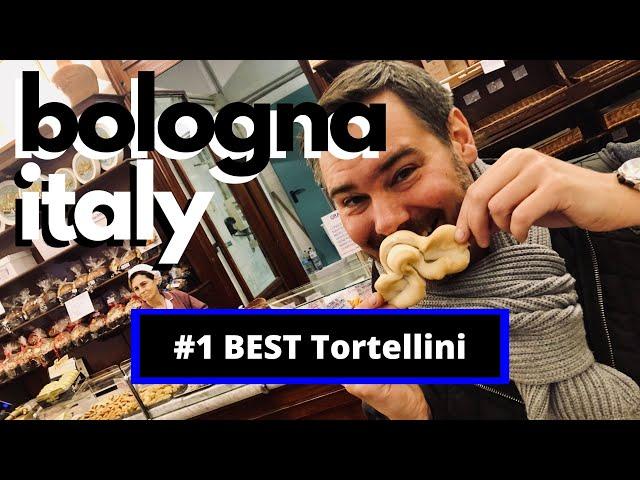 #1 BEST Tortellini Pasta In Bologna Italy!! (Bologna Italy Food Tour - Part 1)