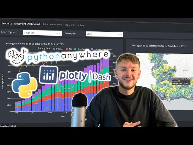 How to Create and Deploy a Multi-Page Python Dashboard with Plotly Dash | Data Portfolio Project
