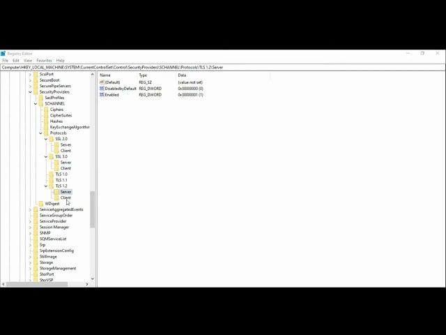 How To Disable SSL 2.0/3.0 and Enable TLS 1.2 on windows Server in registry #windowsserver