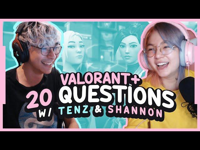 VALORANT but it's 20 Questions with C9 TenZ & Jett's Voice Actor