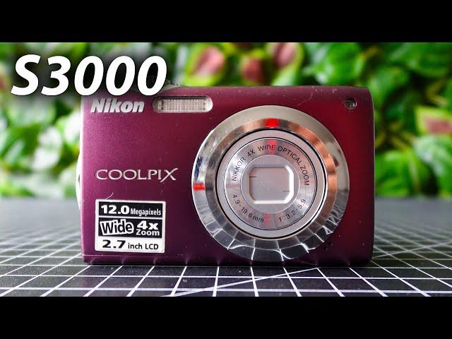 Nikon Coolpix S3000 test video zoom footage 2024