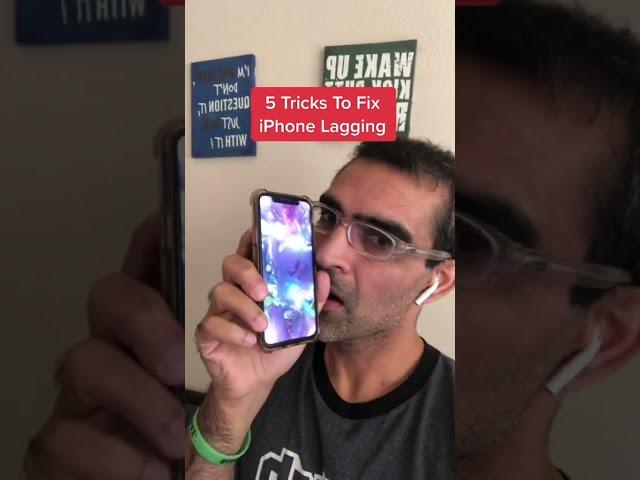 5 Tricks To FIX iPhone Lagging #shorts