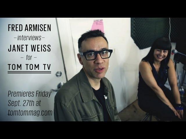 Fred Armisen interviews Janet Weiss for Tom Tom TV