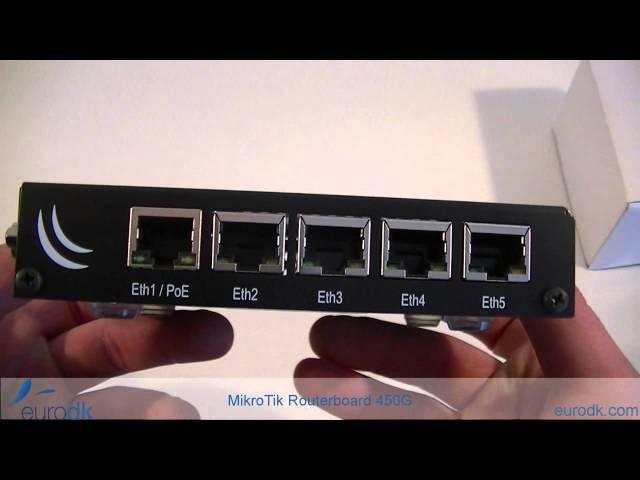 MikroTik RouterBoard 450G KIT QUICK UNBOXING & SPECIFICATIONS HD