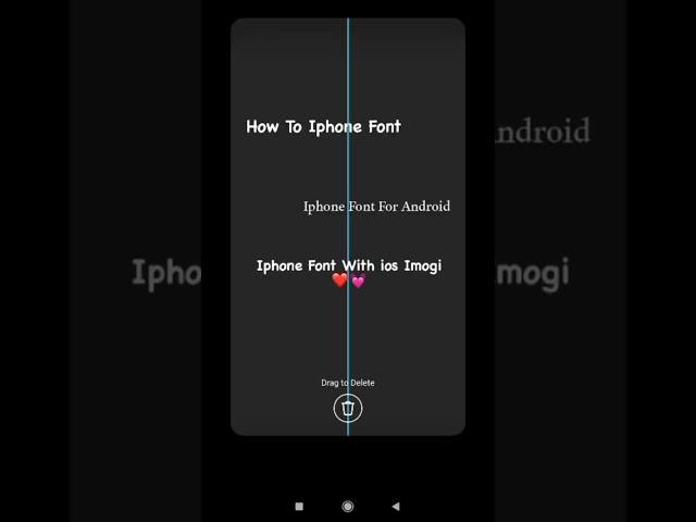 iphone font for android  ios font on android ios Instagram on android  iphone font  #ytshort