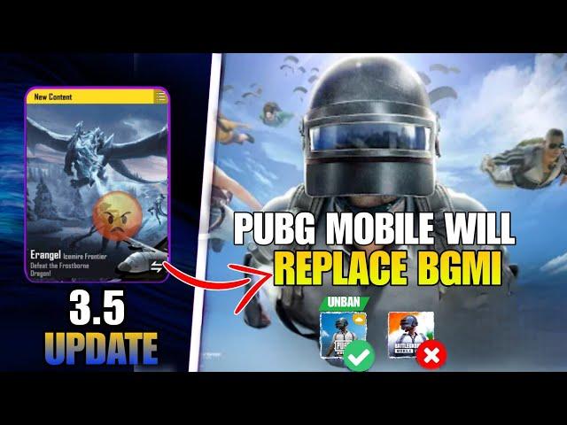 PUBG UNBAN - Pubg Mobile is Going to Replace BGMI in India | Bgmi dead Soon | BGMI 3.5 Update Issues