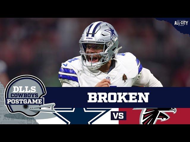 Broken Dallas Cowboys get smoked by Atlanta, Dak Prescott injured | COWBOYS POSTGAME