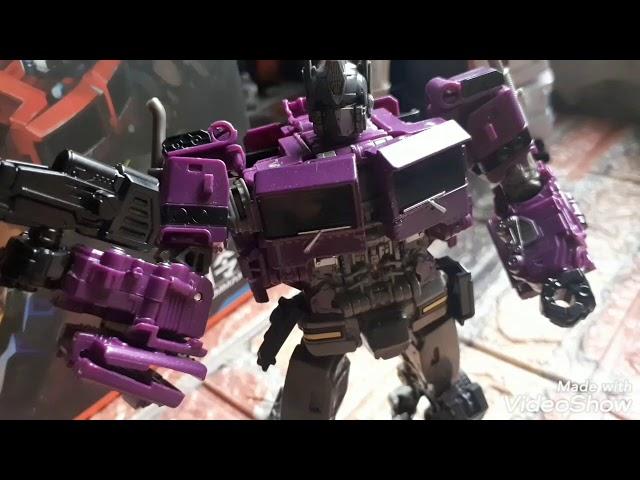 Unboxing Transformers Optimus Prime Purple Aoyi Mech Sai Star Commander Deformation. (6.7"/ 17.3cm)