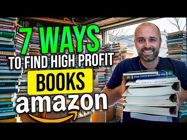 7 Easy Ways to Find High-Profit Books for Amazon FBA