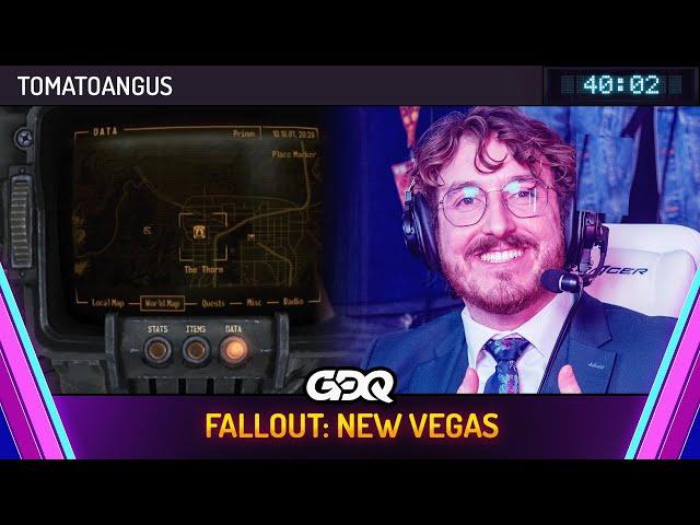 Fallout: New Vegas by tomatoangus in 17:25 - Awesome Games Done Quick 2025