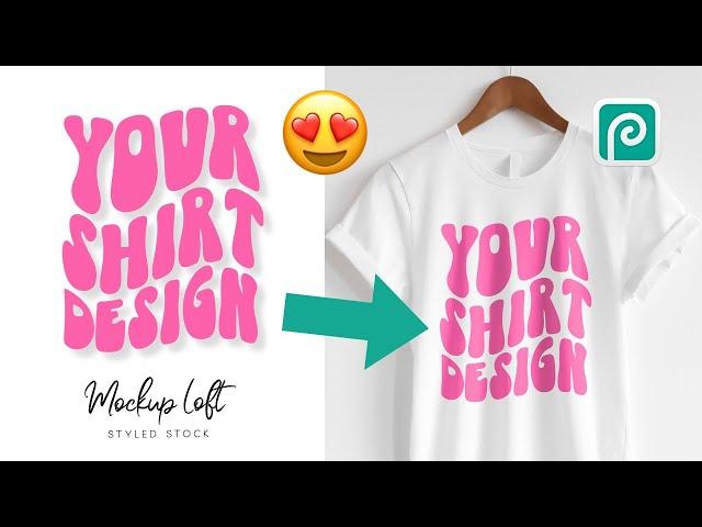 How to Make a Realistic T-shirt Mockup in 5 Minutes with Photopea! (White T-shirt) Photopea Tutorial