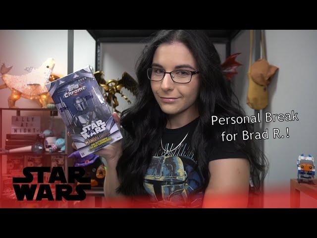 A Welcome Surprise! | 2022 TOPPS STAR WARS THE MANDALORIAN CHROME BOX OPENING FOR BRAD R.