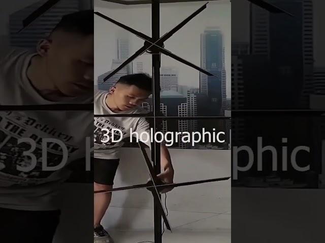 3D Holographic #Shorts #transparent #display