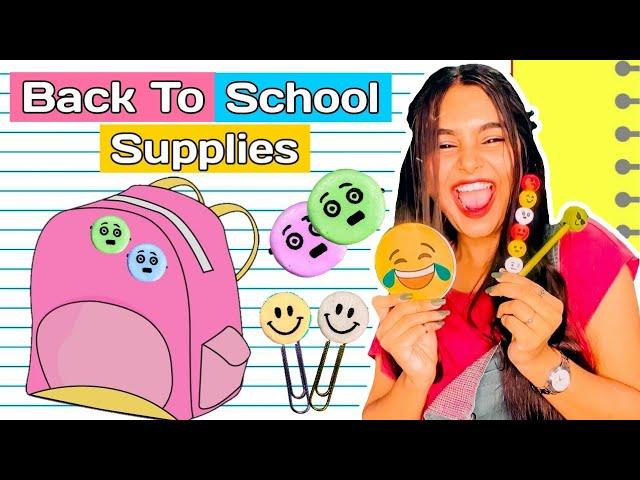 DIY Back To School Supplies | Emoji Crafts
