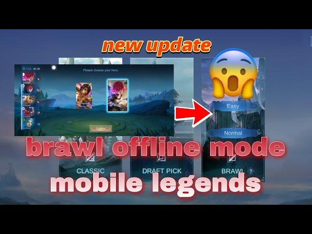 how to unlock brawl mobile legends offline mode/paano ma unlock ang bralw sa MLBB OFFLINE MODE