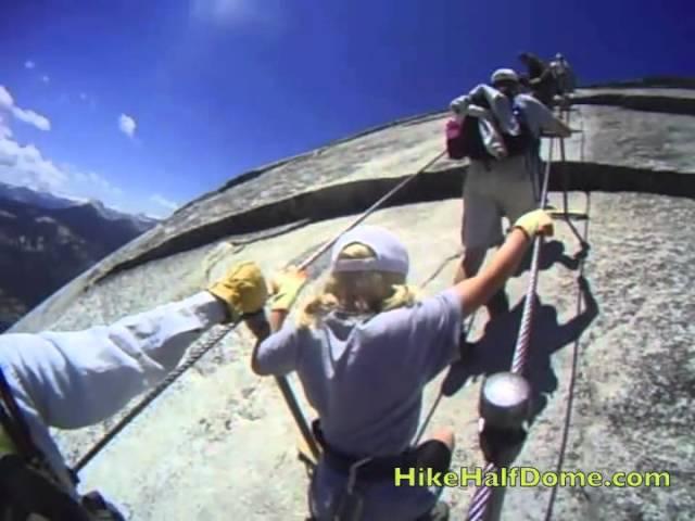 Half Dome Cables ALL THE WAY UP