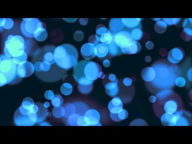 Abstract Blue Bokeh Background - 1 Hour