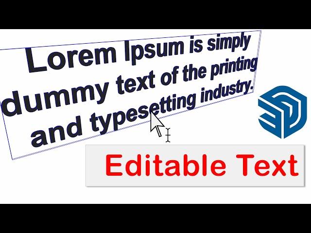 How to edit text in SketchUp