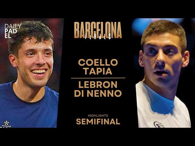 SEMIFINAL | Coello/Tapia VS Lebron/Di Nenno | Premier Padel Finals | Barcelona