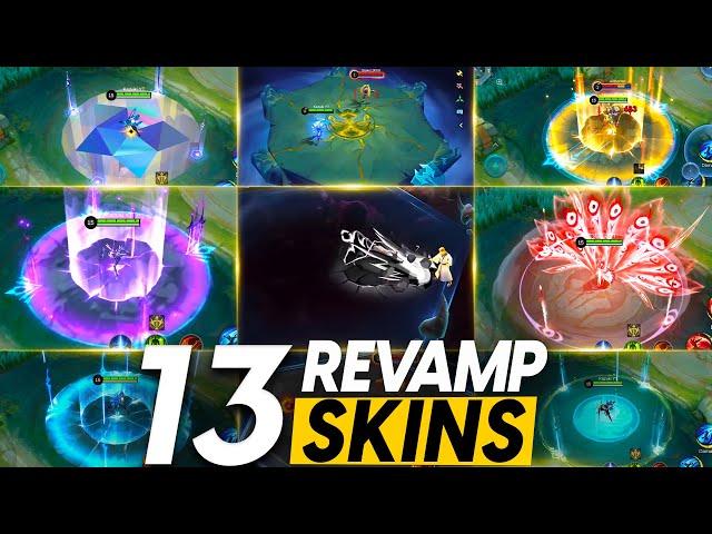 ALL 13 UPCOMING REVAMP SKINS COMPARISON IN ULTRA GRAPHIC | LING & YIN