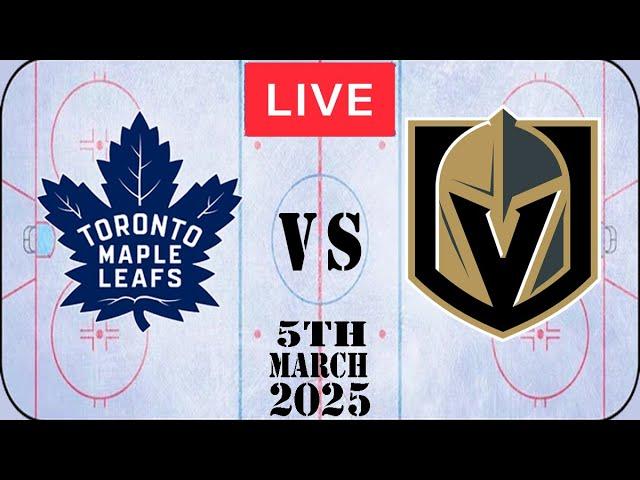 NHL LIVE Toronto Maple Leafs vs Vegas Golden Knights March 5th 2025 Full Game Watch Along