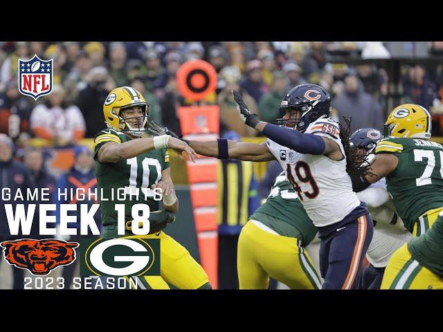 Chicago Bears vs. Green Bay Packers | 2023 Week 18 Game Highlights