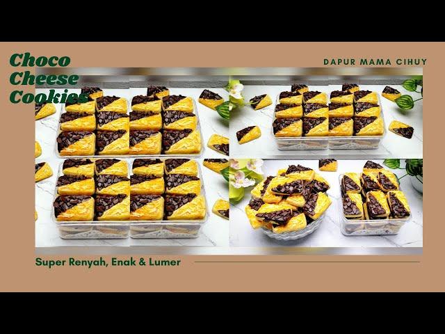 Kue Lebaran‼️ CHOCO CHEESE COOKIES || Super Renyah, Nyoklat & Gurih || Enaknya Lumer di Mulut..!! 