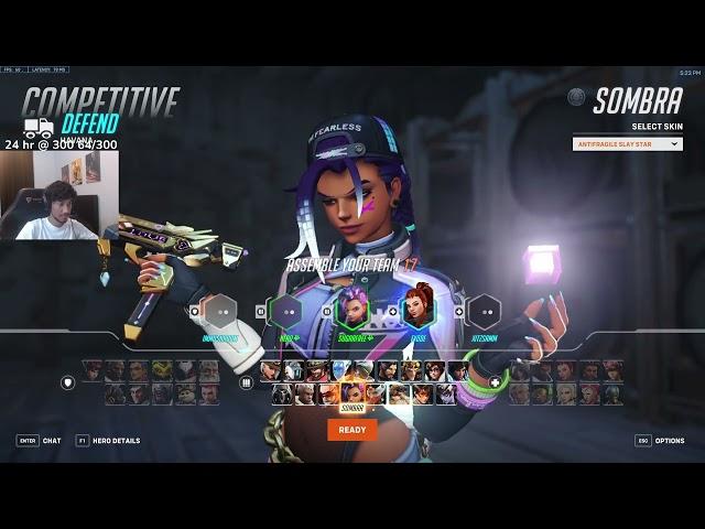 18300 Dmg 42 Elims! Sugarfree Insane Sombra Season 7 Top 500 Gameplay Overwatch 2