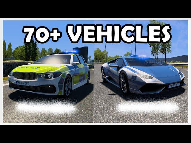 +70 NEW Police VEHICLES at TRUCKERSMP | INSANE 