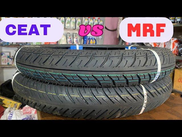 80.100.18  tubeless tyre ,CEAT vs MRF // Who is best tyre