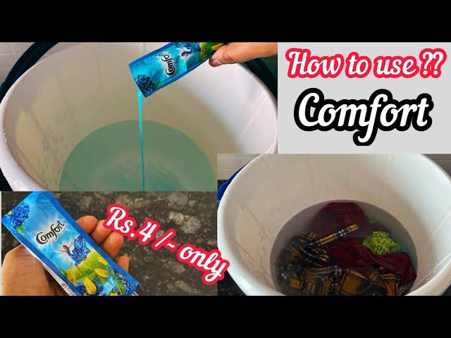 Comfort Fabric Conditioner | How to use Comfort Fabric Conditioner in Hand Wash