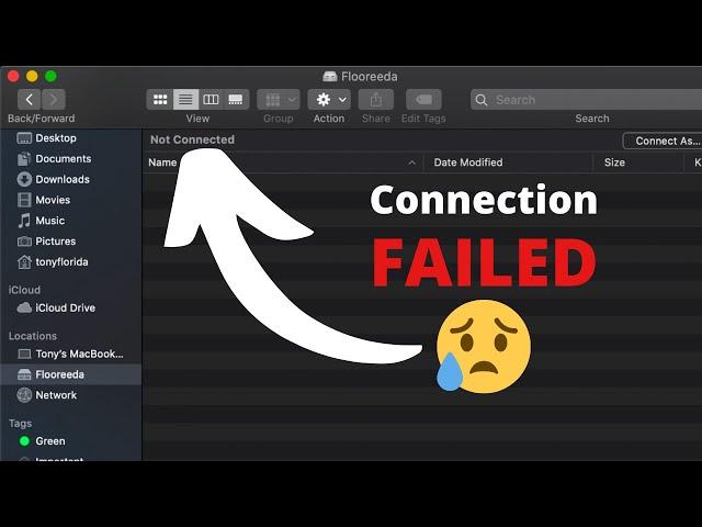 How to Fix Server Connection Failed Error in Mac Finder Without Reboot