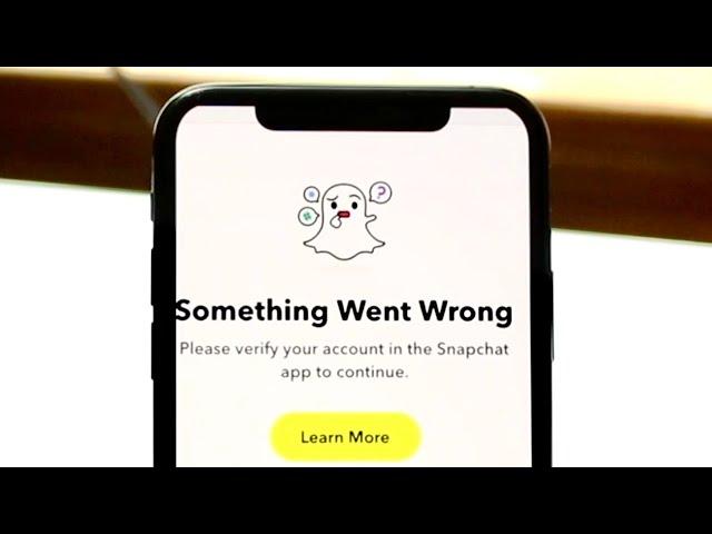 How To FIX "Something Went Wrong" On Snapchat! (2022)