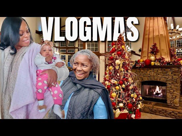 VLOGMAS DAY 15 | Road Trip to Tennessee, Grandma's Back, Riverstone Resort Tour, Meet Baby Mecca .