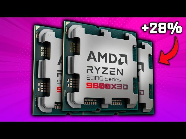Zen 5 X3D Wins - AMD Ryzen 9800X3D Info & Release Date Leaked