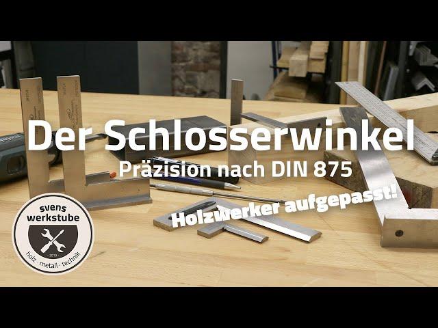 Schlosserwinkel DIN 875 - Präzise, Günstig, Für Metall und Holzhandwerk