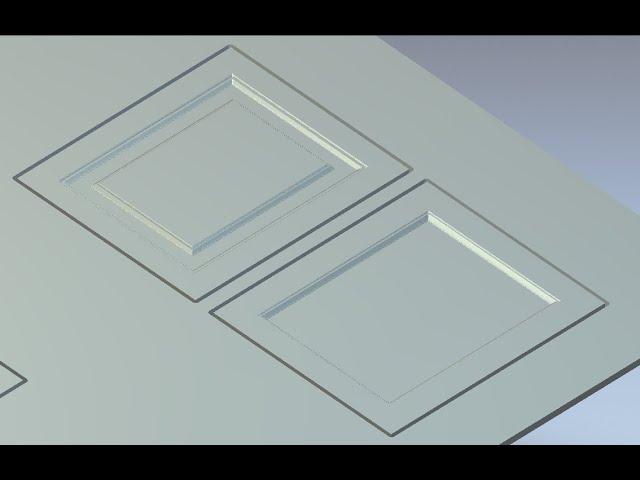 Две популярные модели фасадов в Artcam "в один клик" ,без использования макросов coreldraw