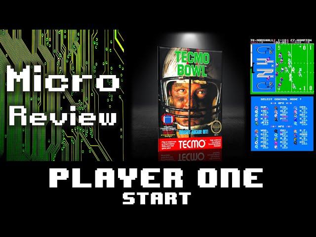 Micro Review - NES Tecmo Bowl