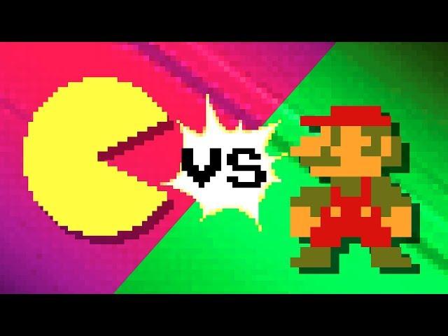 Pacman vs Super Mario