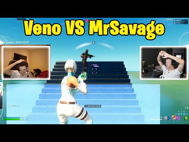 Veno VS MrSavage 1v1 Buildfights!