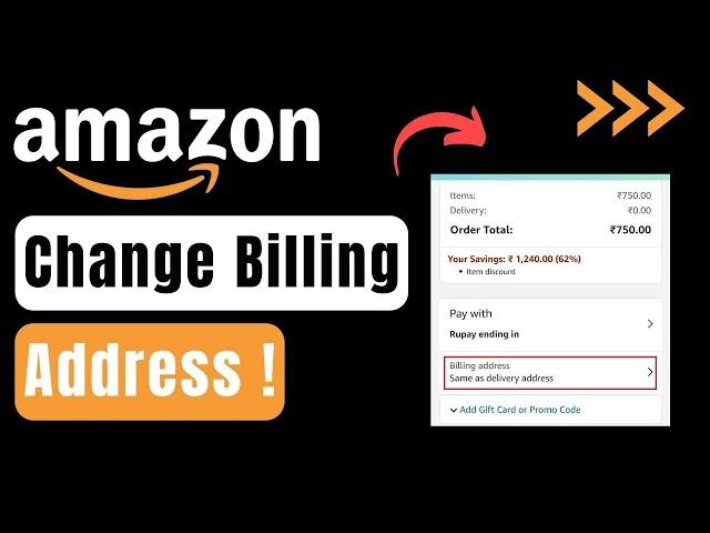 How To Change Billing Address On Amazon !