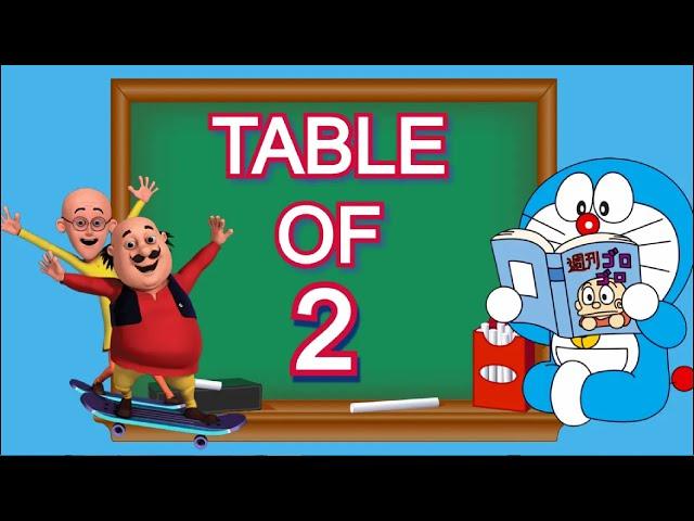 Table of 2 in English | 2 ka Table - Table of Two | Maths Tables Song | 2 का पहाड़ा | 2 ka pahada